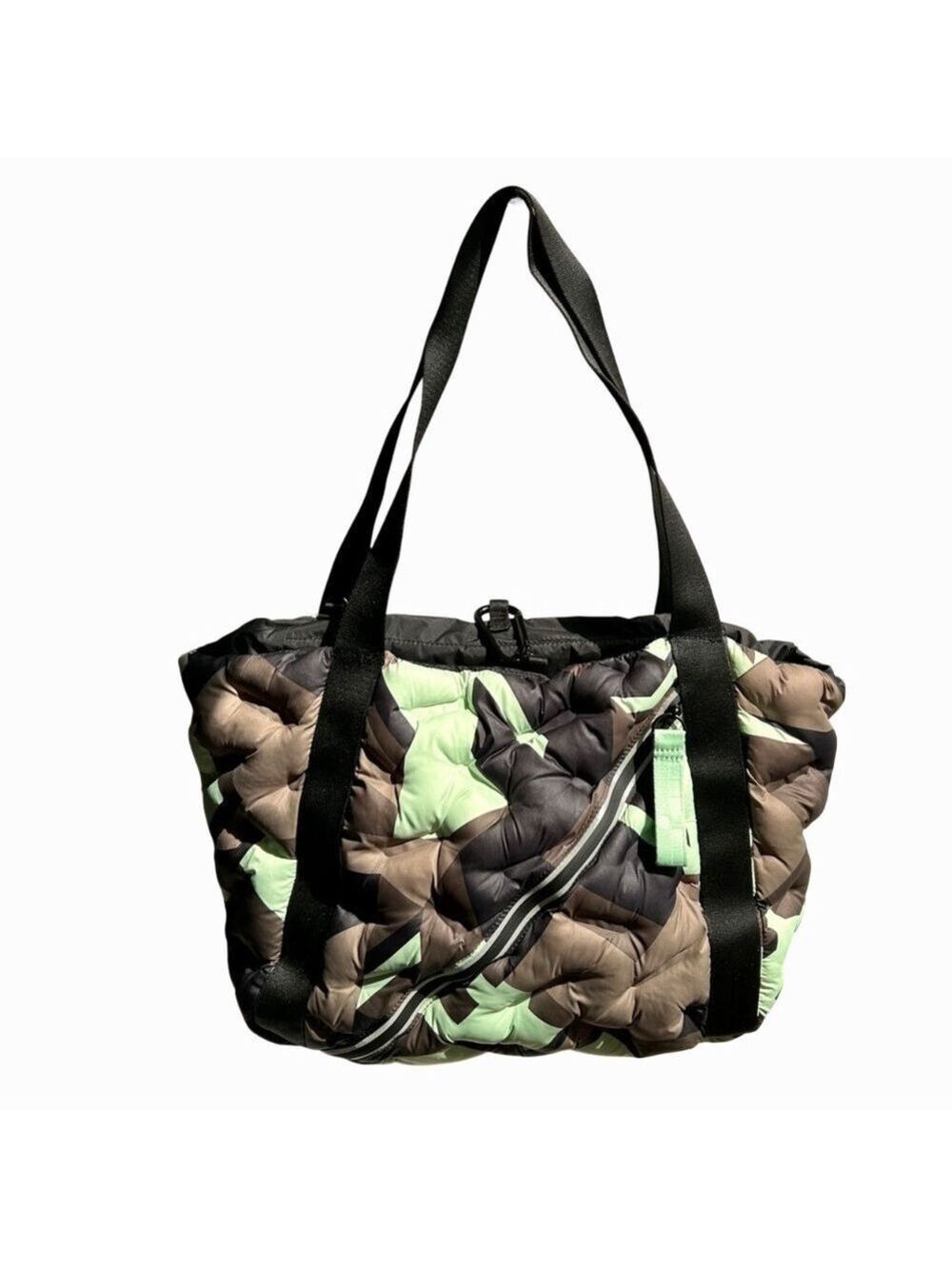 Go Dash Dot Gemma Mint Chip Puffy Tote 2 Bags! NWOT - Picture 2 of 16